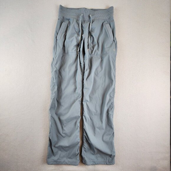 Lululemon Women's 6 Dance Studio Belgian Blue Mid-Rise Pants Lightweight Unlined - Picture 3 of 11